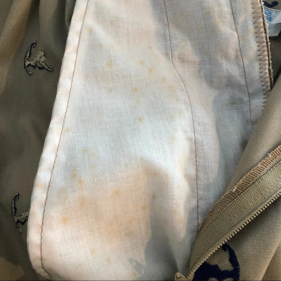 Vintage Lady Puritan Cape Cod Embroidered Khaki Skirt - Picture 8 of 12